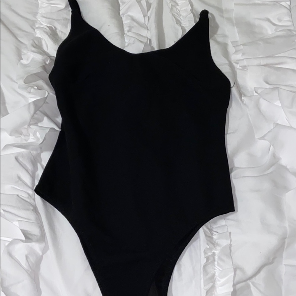 black bodysuit